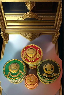 Набор антикварных шкатулок из гипса