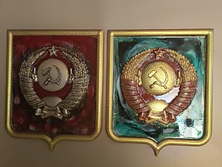Герб СССР из Гипса